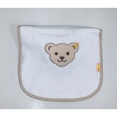 Steiff Bear Bib - White