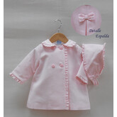 Sardon Sardon 020AB-11 Pink Quited Winter Coat & Hat