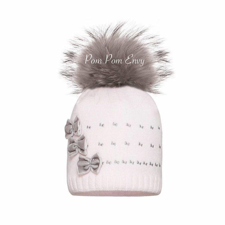 Pom Pom Envy POM POM ENVY TRIPLE BOW PINK