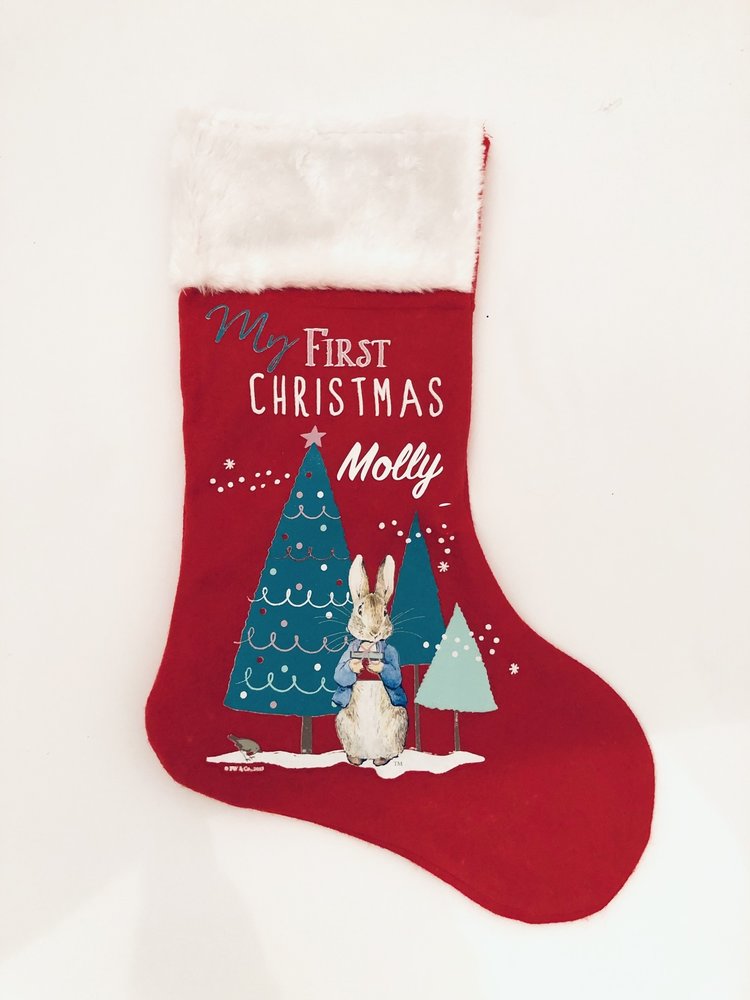 My First Christmas Peter Rabbit Stocking