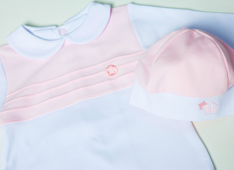 Little Lads & Ladies Little Lads & Ladies Classic Pink Baby Set - LL04