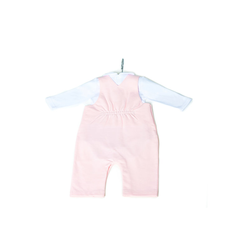 Little Lads & Ladies Pink Dungaree Body LL05