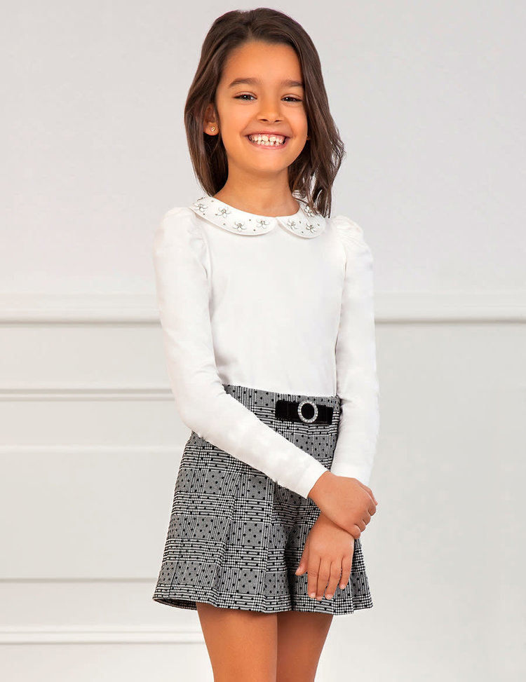 Abel & Lula Collar Top and Shorts