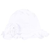 Sarah Louise Sarah Louise Ruffle Rose Summer Hat - 6-12M