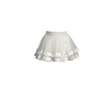 LeChic Le Chic White Petticoat Satin Hem - Age 5-6