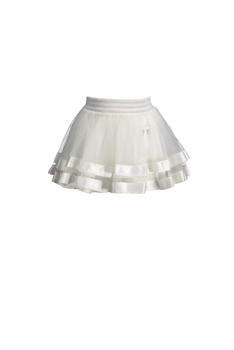 LeChic Le Chic White Petticoat Satin Hem - Age 5-6
