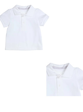 Gymp White Polo Shirt 1105 S21 - Bubbles Childrenswear