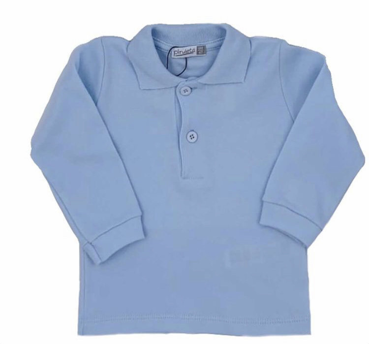 Piruleta Piruleta Pale Blue Polo Shirt