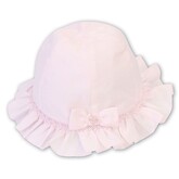 SARAH LOUISE Baby Pink Sun Hat - 003631P