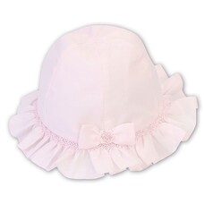 SARAH LOUISE Baby Pink Sun Hat - 003631P