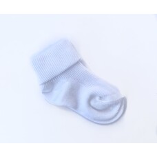 JC Socks JC Sock Baby White Cuff Ankle Sock