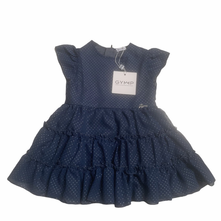 Gymp Gymp Navy Georgette Dress