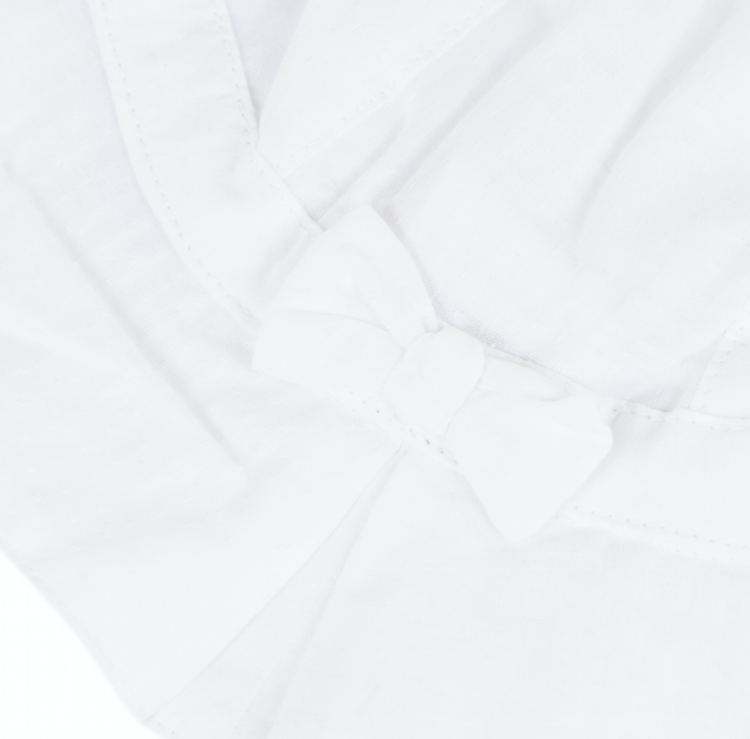 Absorba White Sun Hat with Bow