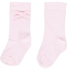 Little A Little A AW21 Atlanta Bow Knee High Socks - 24-36 MONTHS