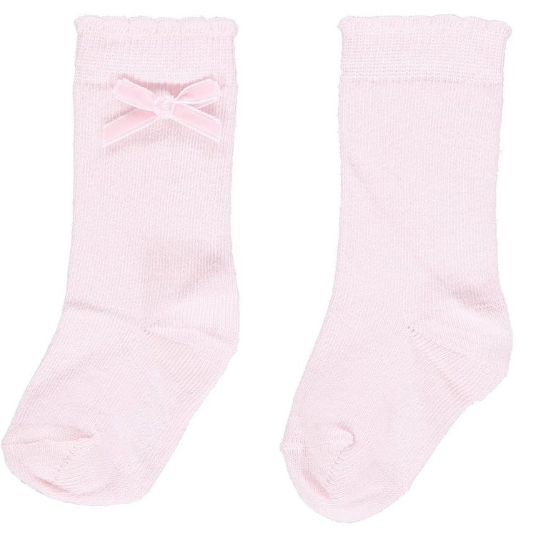 Little A Little A AW21 Atlanta Bow Knee High Socks - 24-36 MONTHS