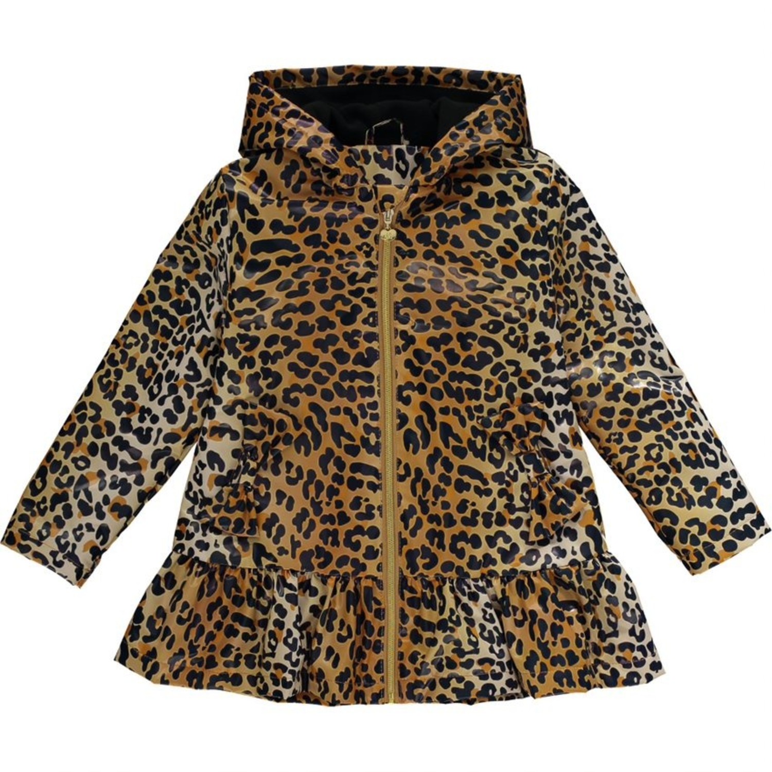 leopard print raincoat