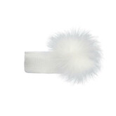 Pom Pom Envy Pom Pom Envy White Knit Hairband
