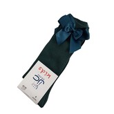 JC Socks JC 52803 Green Double Bow Sock