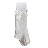 JC Socks JC Socks 47300 White Double Bow Tight