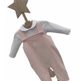 Little Lads & Ladies Pink Dungaree Body LL05