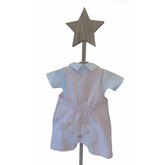 Little Lads & Ladies Little Lads & Ladies Pink Bear Bum Dungaree Set LL08