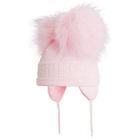Satila Tindra Blue Double Pom Pom Hat 