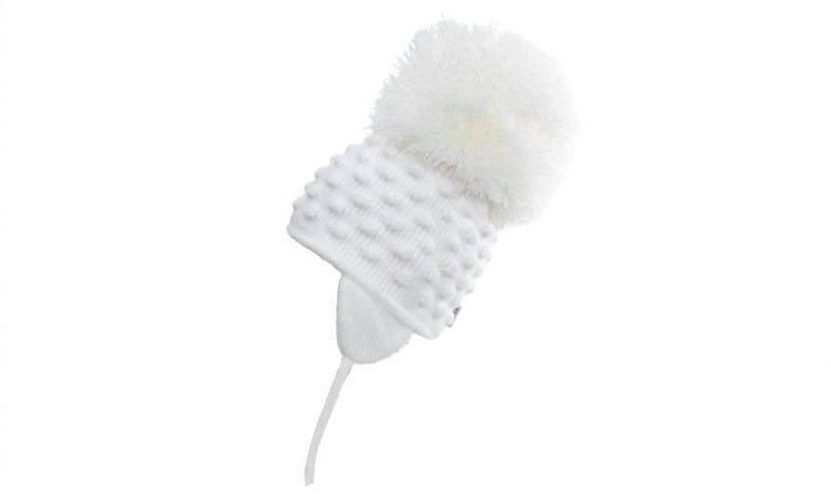 Satila Satila Bubblor Large Pom Pom Hat - White