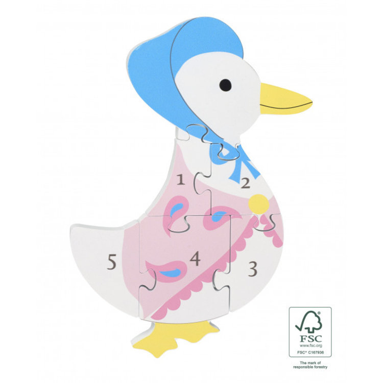 Orange Tree Jemima Puddle Duck Number Puzzle