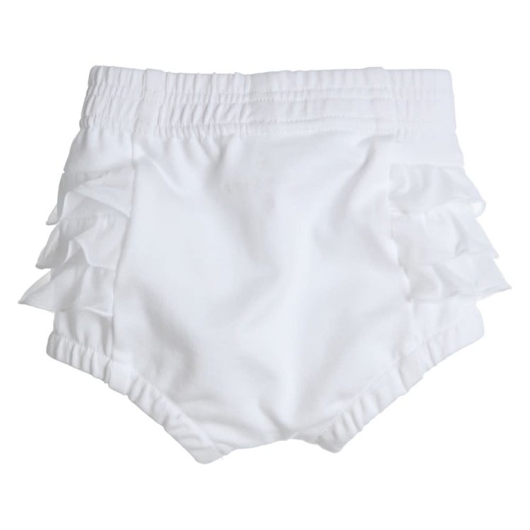 Gymp GYMP - WHITE FRILL BLOOMER - 1269 S21 -9 MONTHS