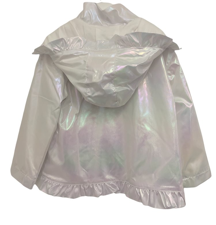 Caramelo White Ruffle Coat - 262310 SS22 - age 2-3