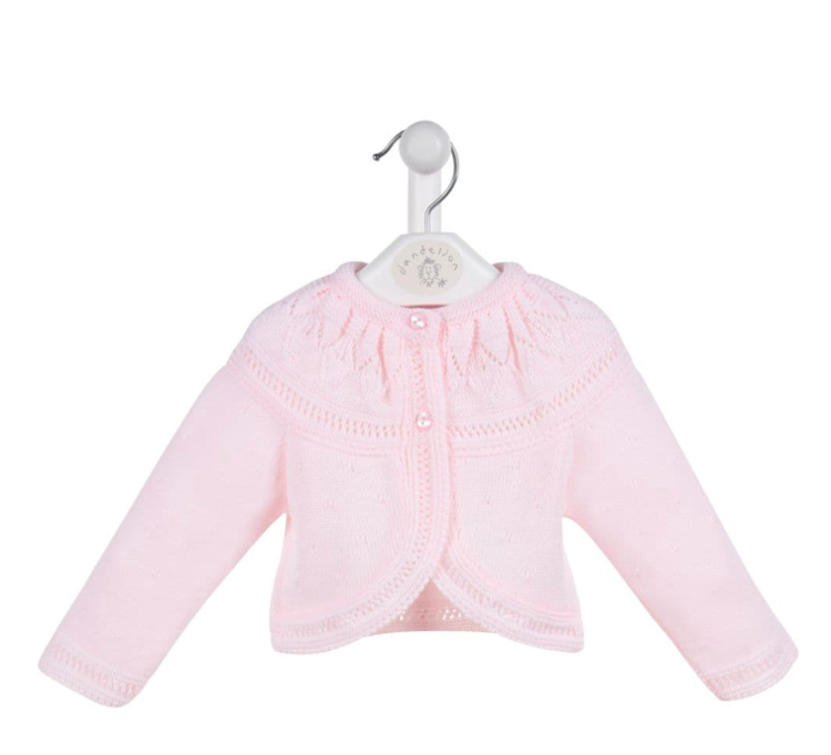 Dandelion Dandelion Knitted Bolero Cardigan - A3804 - 6-12 MONTHS
