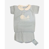 Artesania Granlei Artesania Granlei Knitted Whale 2 Piece - 201 SS22 - 6 MONTHS