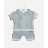 Pex Pex Benjamin Knitted Short Set SS22 - 0-3 MONTHS