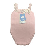 Mac Ilusion Macilusion Girls Knit Romper with Bow - 12 MONTHS