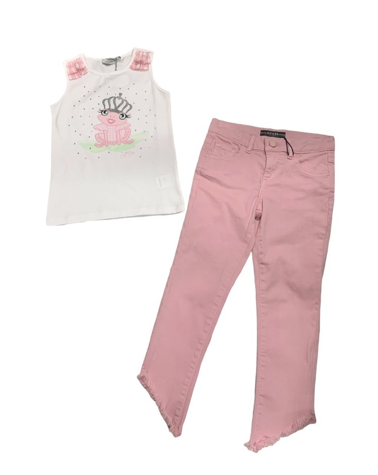 A'Dee Top / Guess Jeans Set - AGE 8