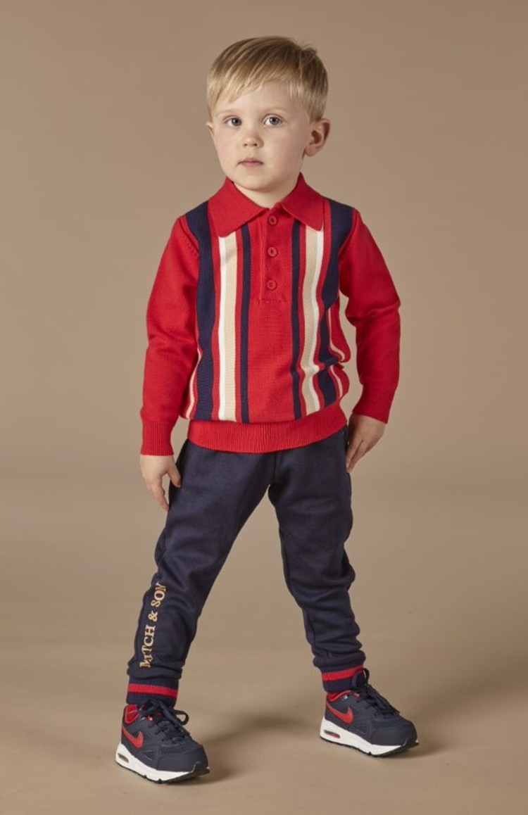 Mitch and Son Mitch & Son AW22 Ford Knitted Polo - 12 MONTHS