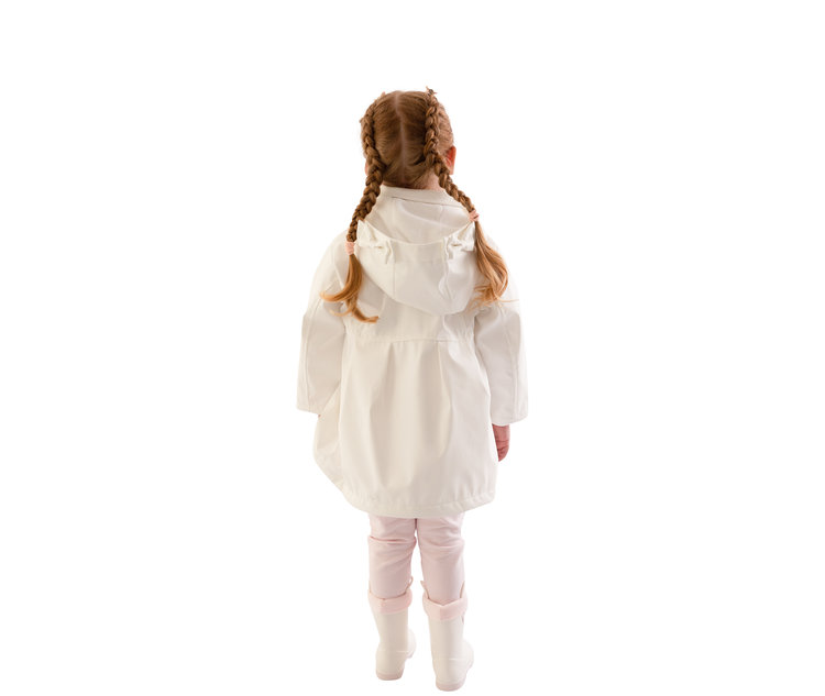 Little Lads & Ladies Little Lads & Ladies Girls Bow Raincoat