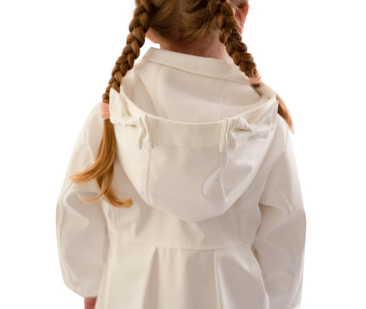 Little Lads & Ladies Little Lads & Ladies Girls Bow Raincoat