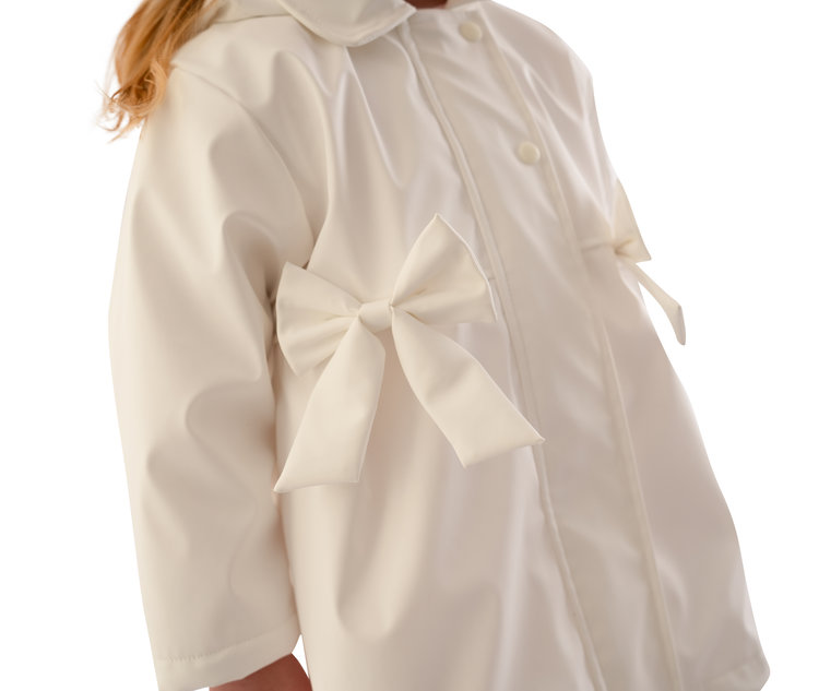 Little Lads & Ladies Little Lads & Ladies Girls Bow Raincoat