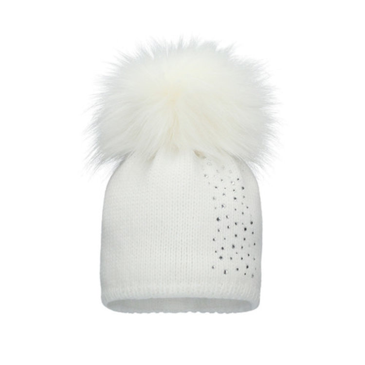 Pom Pom Envy Pom Pom Envy Twilight Hat - White