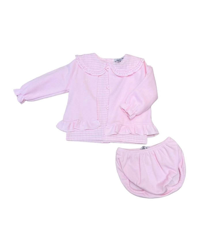 Babidu Babidu AW22 3 Piece Gingham Pant Set - 47465 - 12 MONTHS