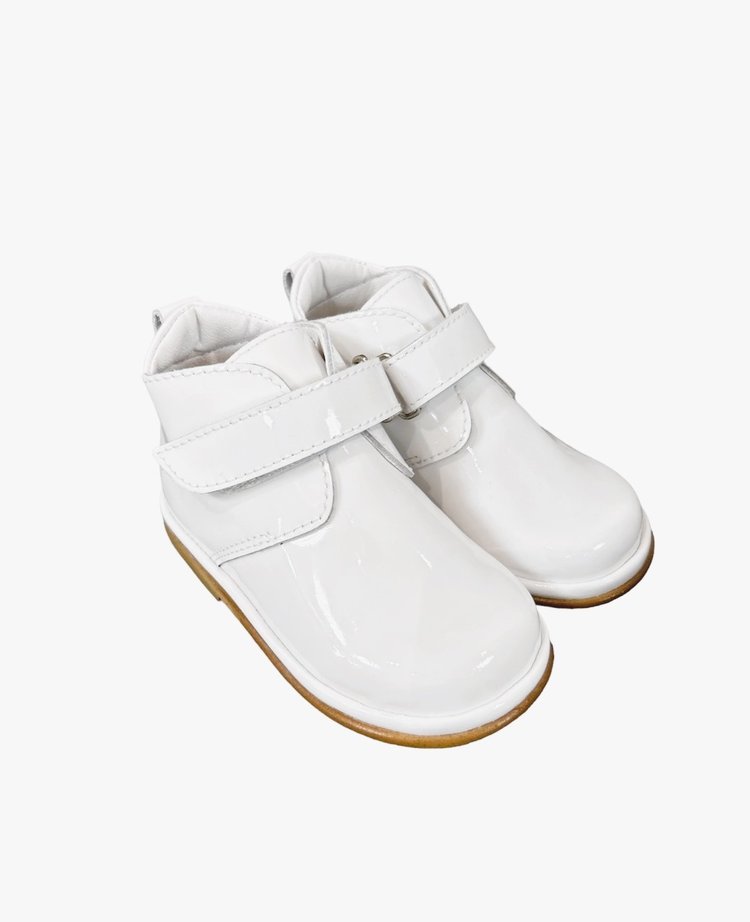 Borboleta Borboleta Sergio White Patent Boots