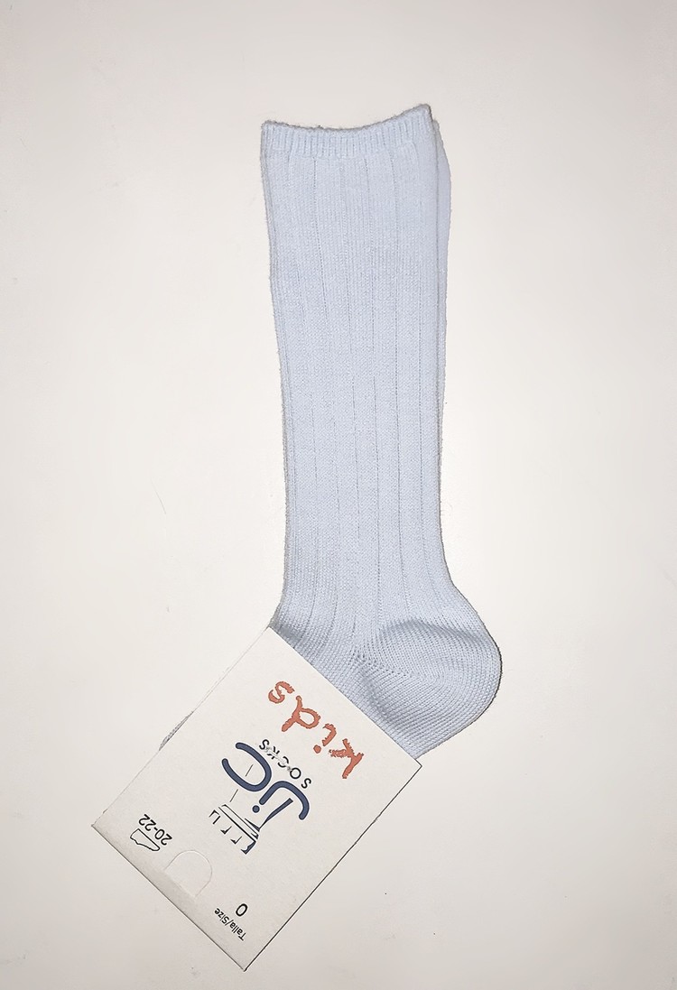 JC Socks Blue Boys Ribbed Knee High Socks 52900