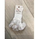 Meia Pata Frill Knee High Socks Ivory  1061M