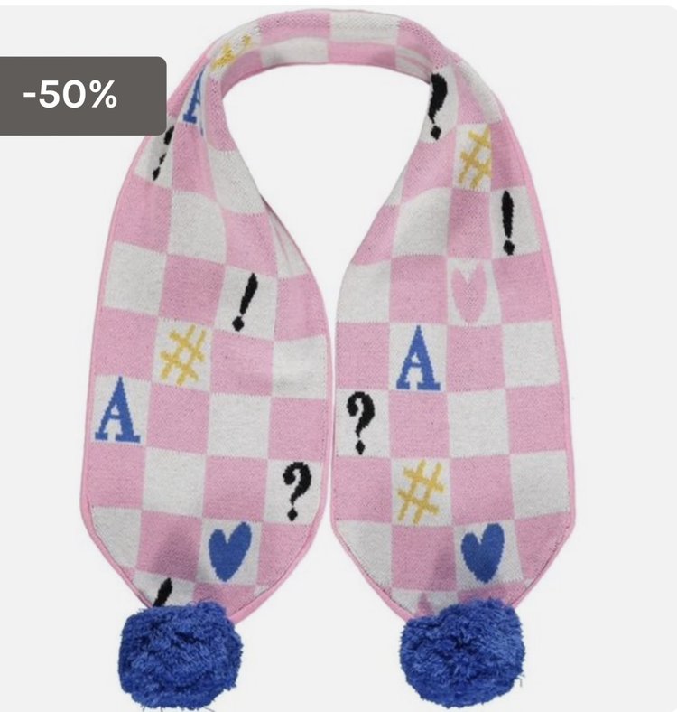 ADee Shirley Symbol Knitted Hat and Scarf Set