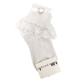 Little People Little People Diamante Heart Sock - 4004