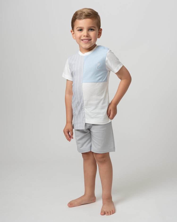 Caramelo SS23 Pinstripe Short Set - 1031124 - 18-24 MONTHS