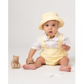 Caramelo SS23 Linen Dungaree Romper - 0357128