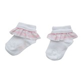 Little A Little A SS23 Gracelynn Frill Ankle Sock - 24-36M