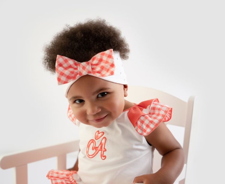 Little A Little A SS23 Genesis Check Headband - XS